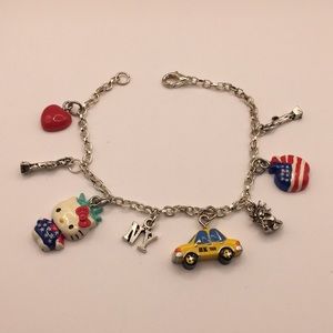 NY theme charm bracelet
